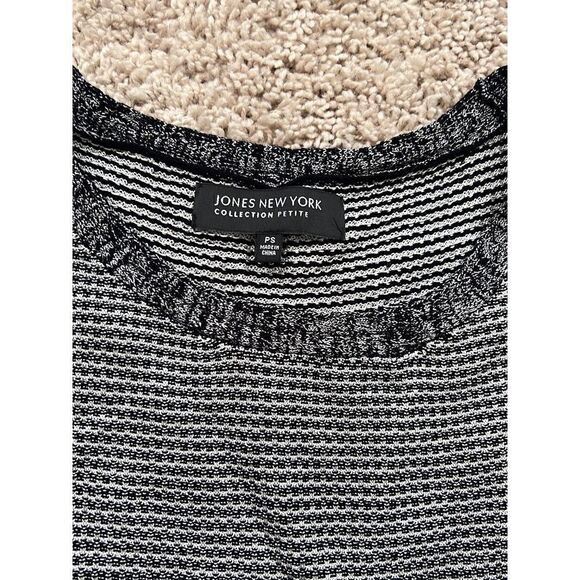 Jones New York Knit Blouse + Short Sleeve Jacket Set - Career Work Suiting S - Picture 3 of 5